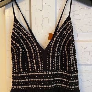 Black beaded dress